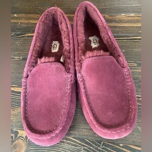 UGG Burgundy Suede Footwear